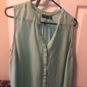 Green sleeveless top
